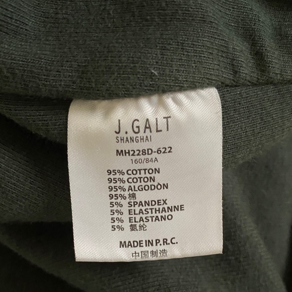 J. Galt Brandy Melville Dark Green Sleeveless Crop Top - Picture 4 of 4